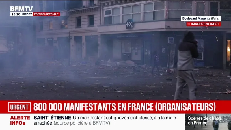 Mobilisations du 17 octobre: plus de 800.000 personnes ont manifesté ce samedi selon le bilan définitif des organisateurs