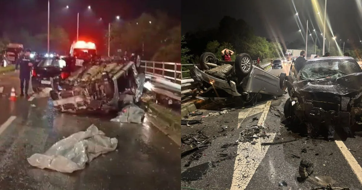 Dois jovens de 18 anos morrem após grave acidente no Complexo de Badenfurt em SC