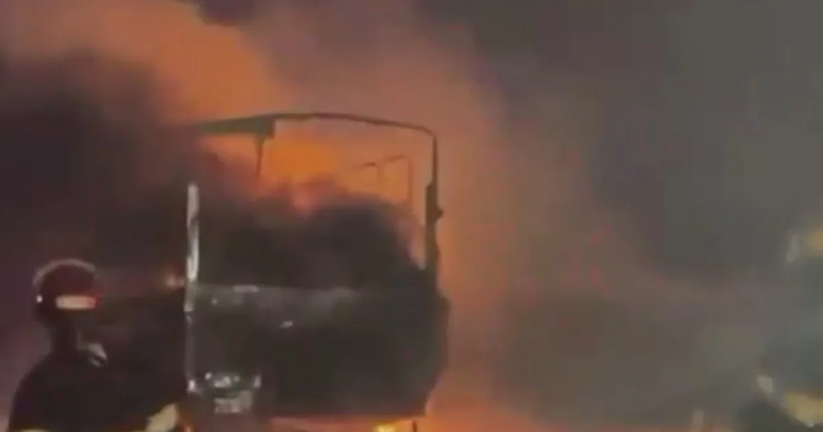 Un hombre murió tras el choque y el incendio de dos camiones en Zárate