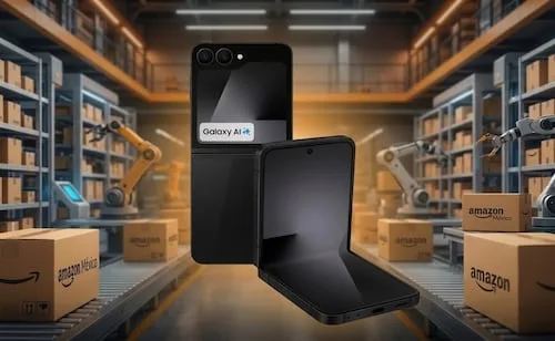 Amazon México: Samsung Galaxy Flip7 FE Black de 128GB con importante descuento; ahorra dinero de tu bolsillo