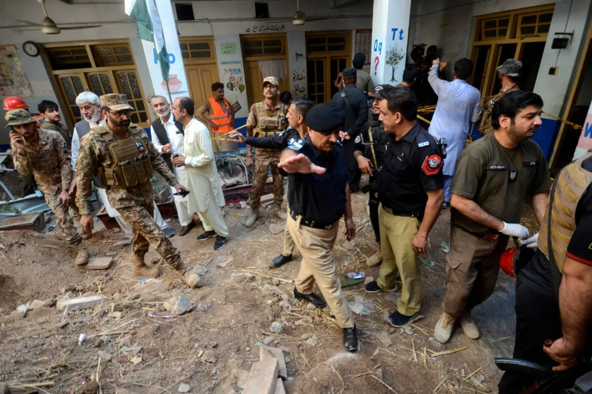Pakistan school roof collapse kills at least 32 children and a teacher
