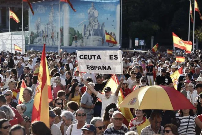 Así han sido las manifestaciones en apoyo a Ceuta en las ciudades de España