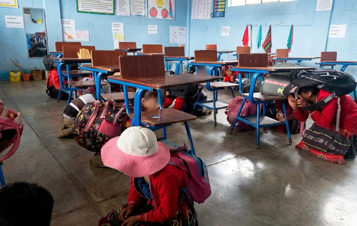 ¡Terror en una escuela de Guatemala! Se reactiva conflicto territorial en Ixiguán y Tajumulco