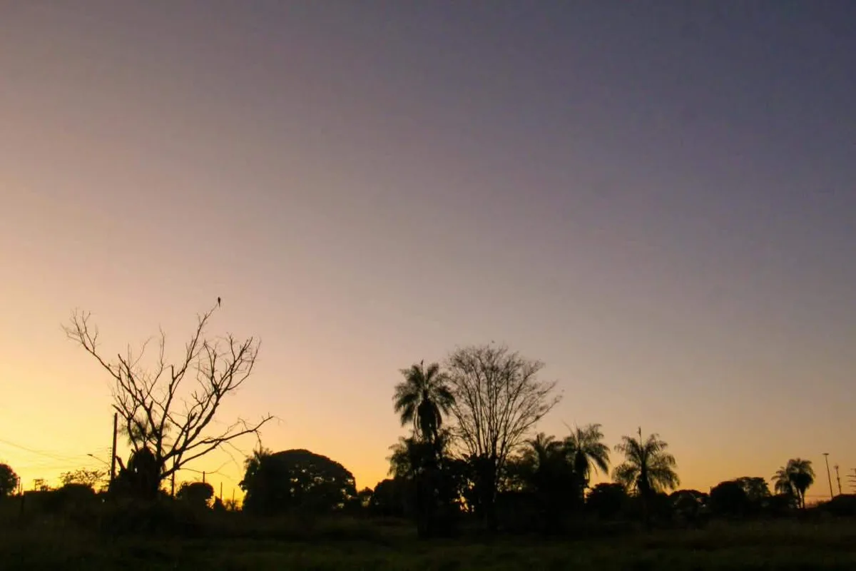 Frio marca o amanhecer e termômetros podem chegar aos 35°C em MS