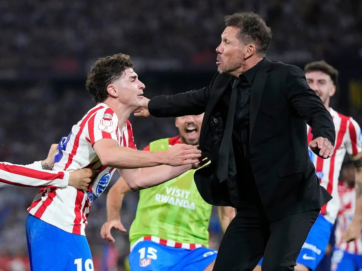 Diego Simeone habló sobre la situación de Julián Alvarez tras los carteles en su contra