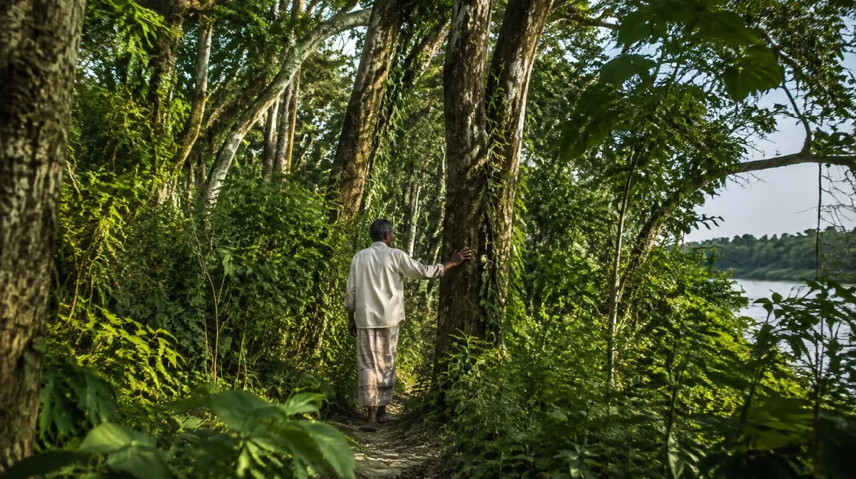 Un hombre empezó a plantar árboles en una isla de India en 1979: 47 años después creó un bosque de 550 hectáreas