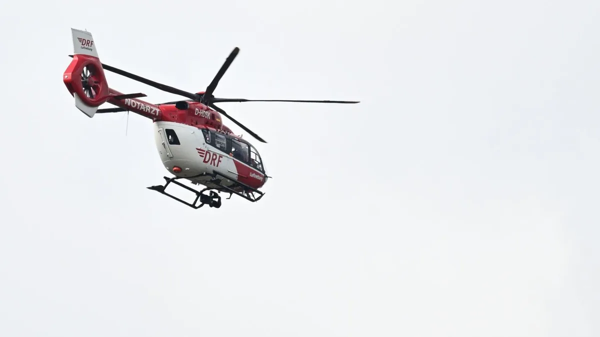 Unfall kurz nach dem Start: Leine verheddert sich - Gleitschirmflieger stürzt ab