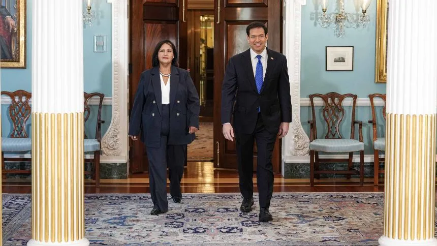 «Vamos garantizando el camino para que haya elecciones»: Dinorah Figuera tras reunión con Marco Rubio