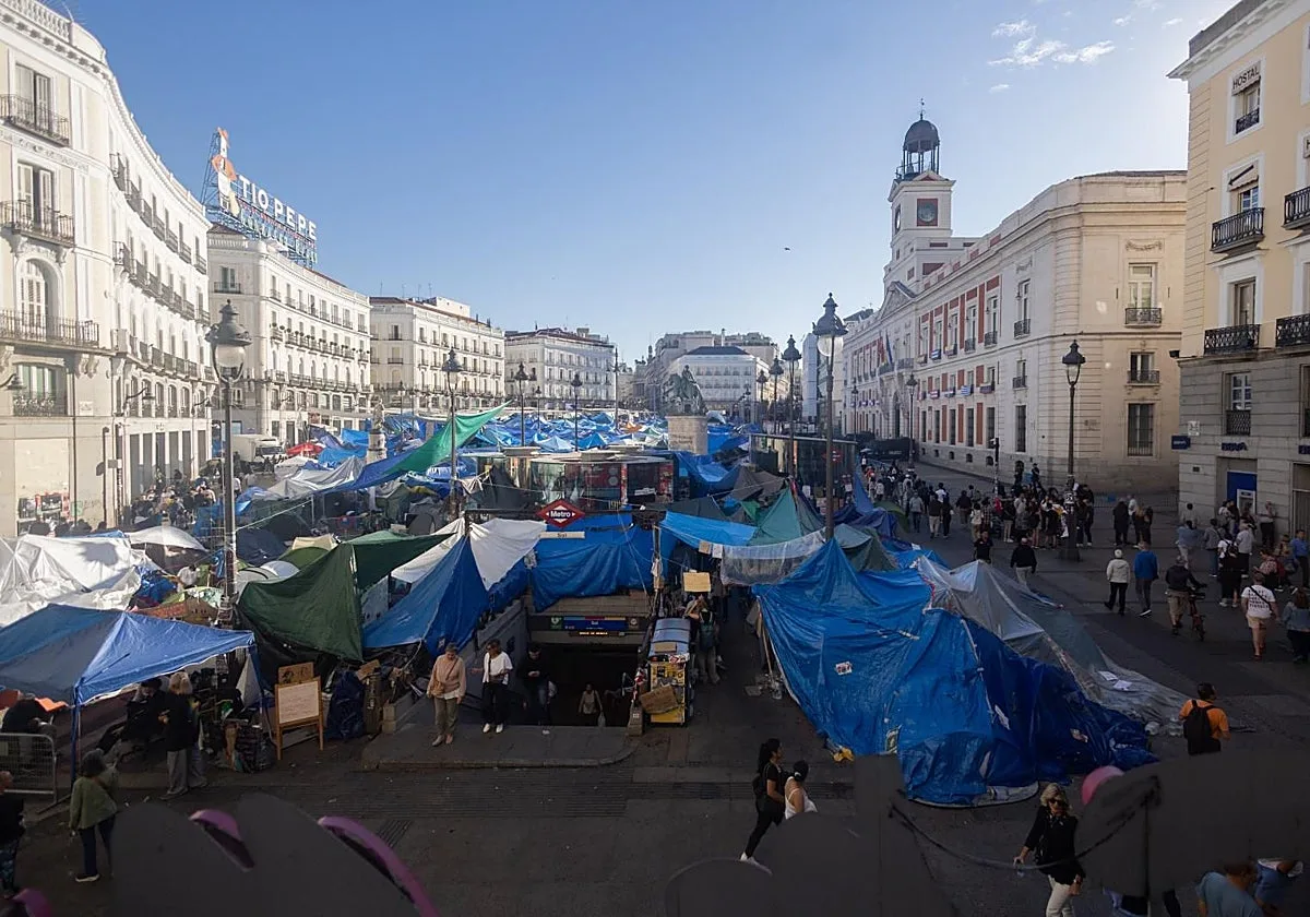 La acampada en Sol ha producido ya un perjuicio de 186.000 euros a Metro