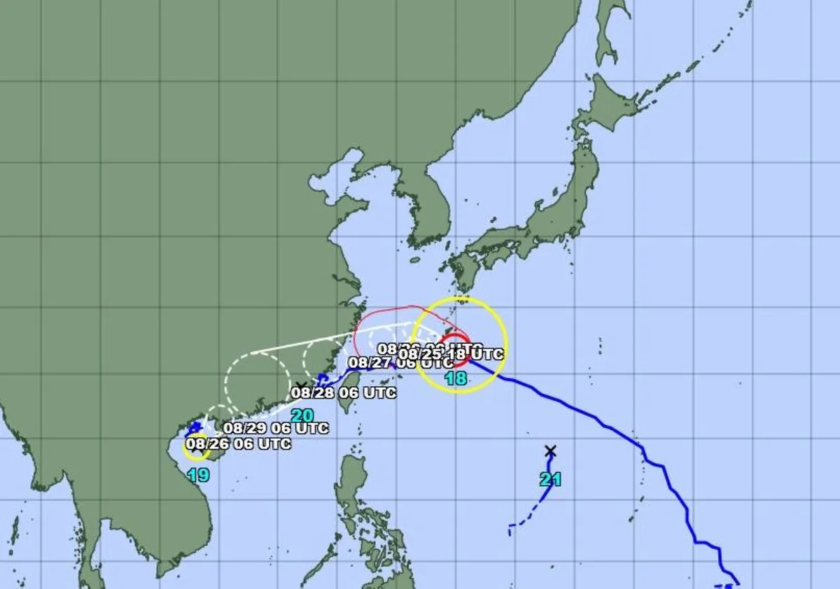 Hundreds of flights canceled as typhoon bears down on Okinawa