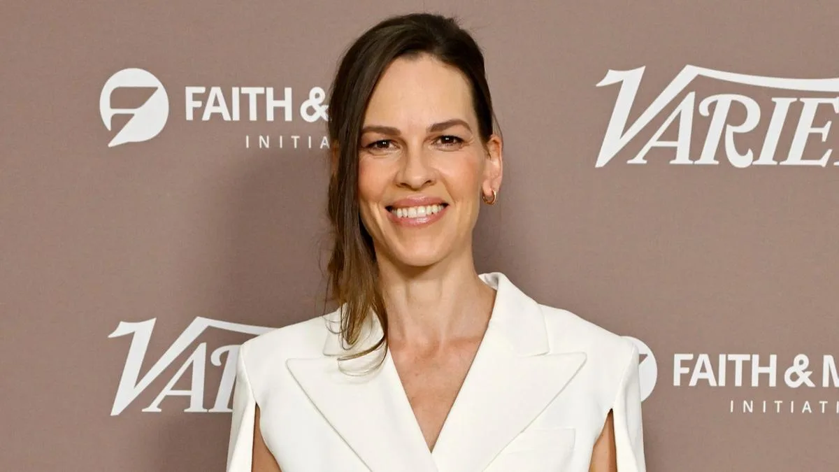 Hilary Swank declares 'things happen in their time' after shock pregnancy reveal