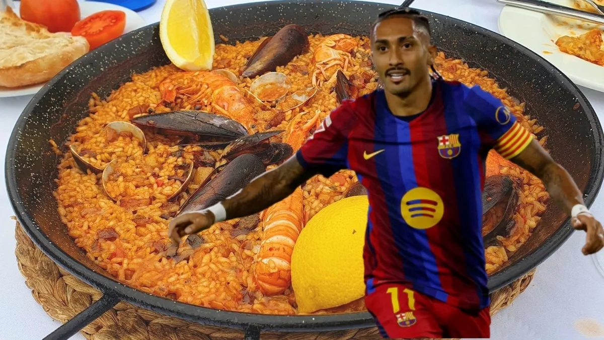 El restaurante donde Raphinha para a comer: "El mejor arroz y marisco fresco, producto de calidad y junto al mar"