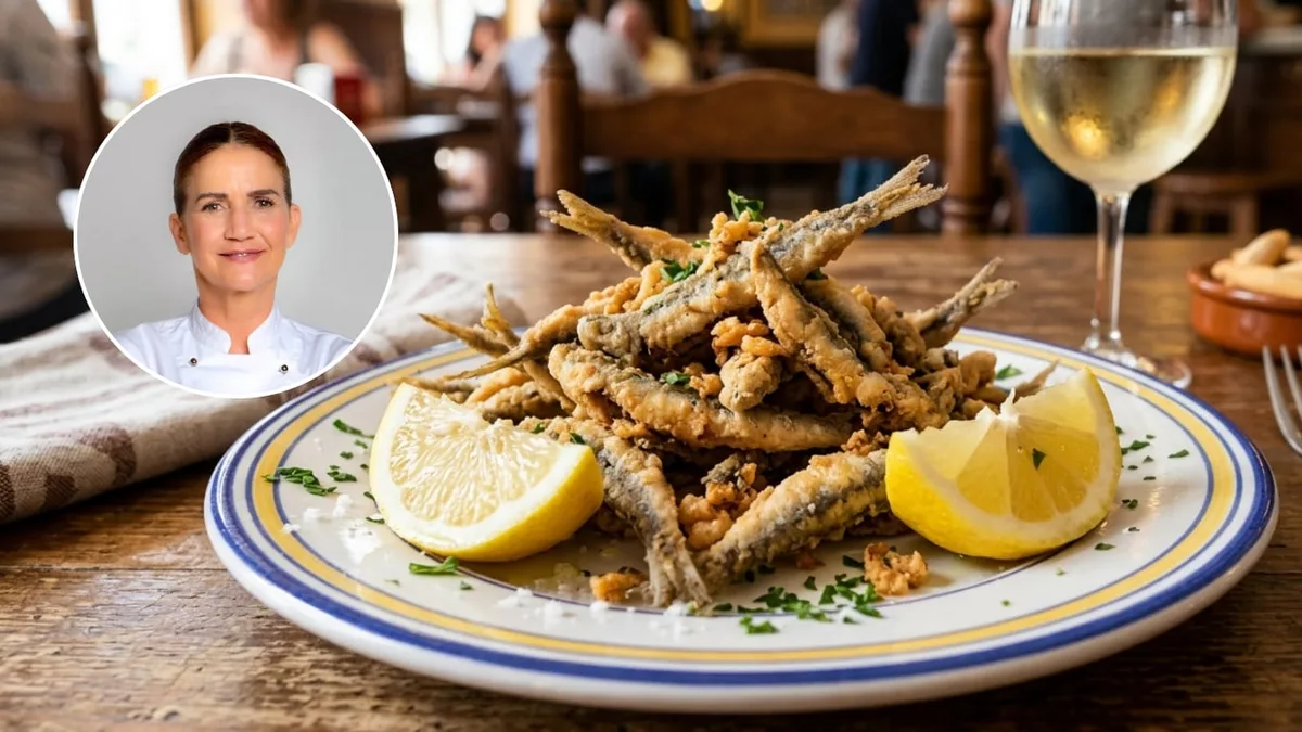 Samantha Vallejo-Nágera, chef: “El pescado rebozado más sabroso no se hace con harina, sino con garbanzo, ajo y pimentón”