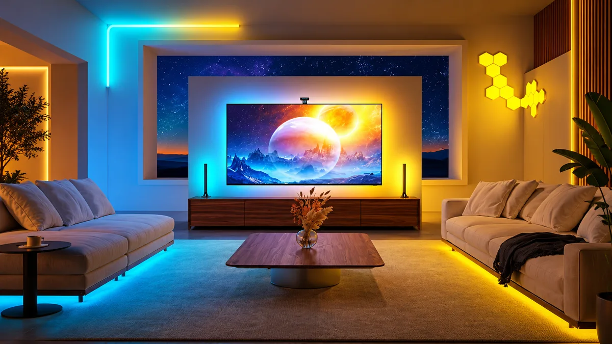 Près de trois fois moins cher qu’un grand Hue Play : ce lampadaire Govee compatible Matter est à 53,99€