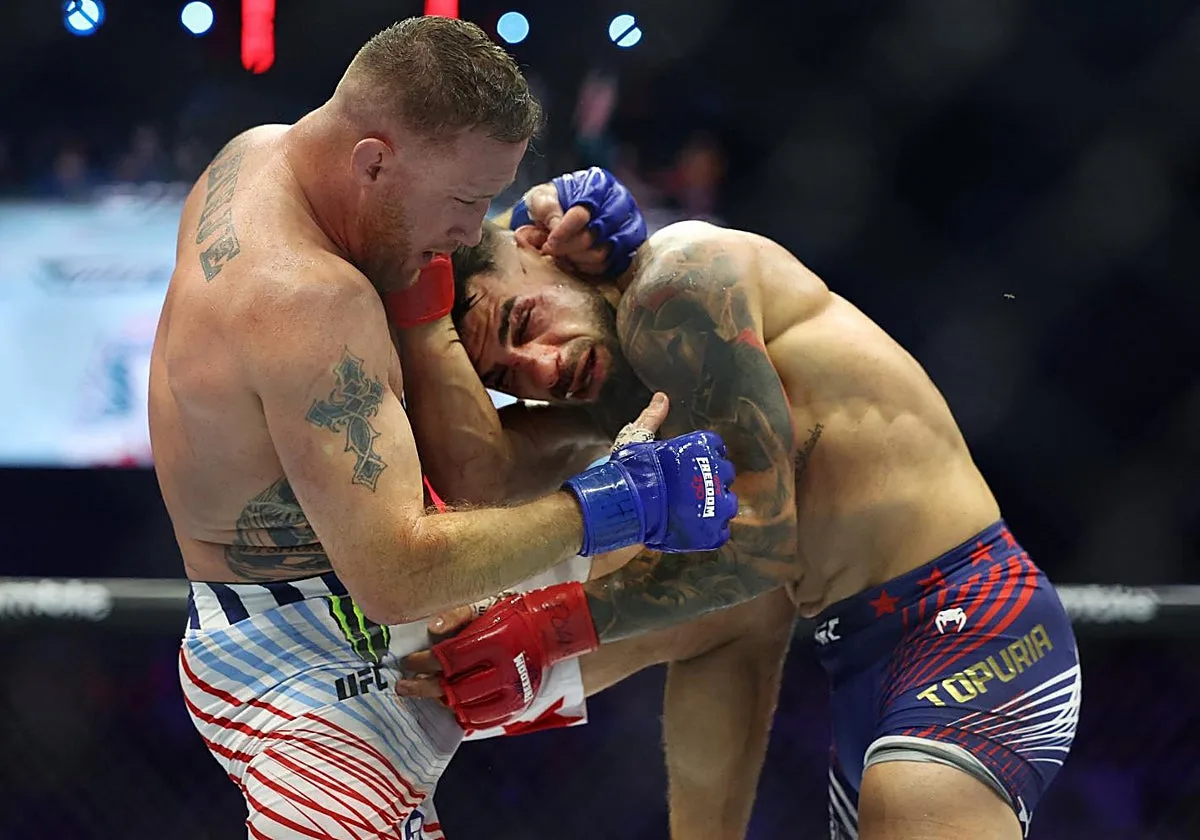 Un excampeón de la UFC alerta del peligro de la revancha entre Topuria y Gaethje