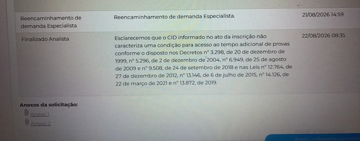 Inep contraria edital do Enem e nega tempo extra para parte dos alunos com transtornos mentais: 'desesperada', diz jovem com bipolaridade