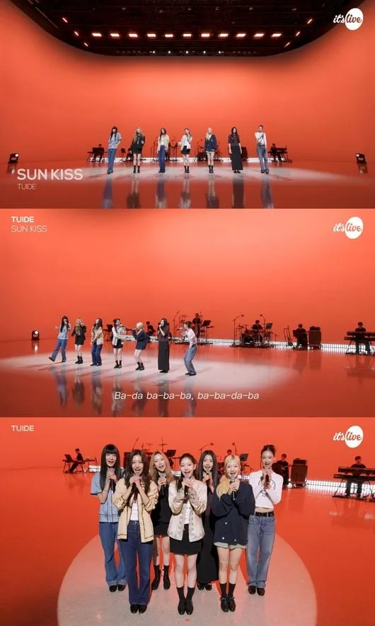 ‘하이브 막내’ 튜이드, 라이브로 찢었다…‘SUN KISS’ 밴드 라이브 매료