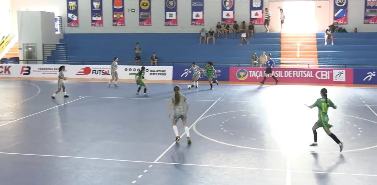 Epitaciolândia sofre gol no 1º tempo e estreia com derrota na Taça Brasil de Futsal Feminino Sub-15