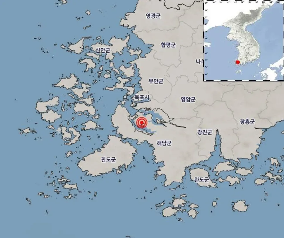 해남 지역, 이달에만 70번 이상 작은 지진…“정점 찍고 잦아들 듯”