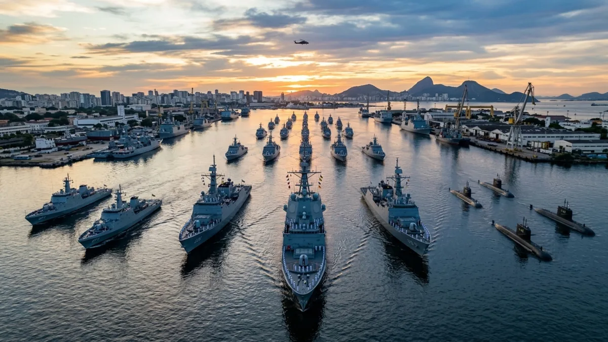 É oficial: Confirmado investimento de bilhões na maior renovação naval em décadas: adquire 37 navios de guerra e 4 submarinos