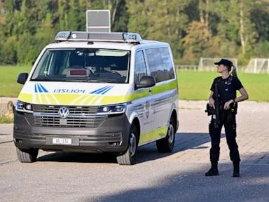 1 killed, 5 injured in Swiss shooting, police say