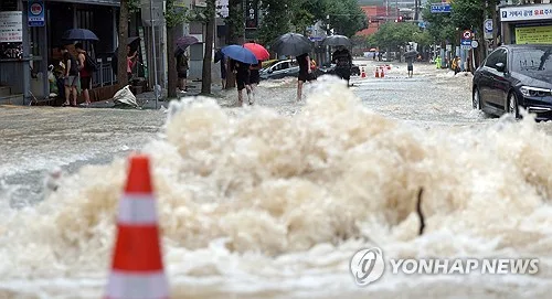 거제에 하루 640㎜…'2002년 태풍 루사' 이후 가장 많은 비(종합2보)
