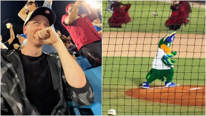 «La gente sabe como divertirse»: Estadounidense fue al juego de Magallanes contra Tiburones y su reacción en el estadio se hizo viral