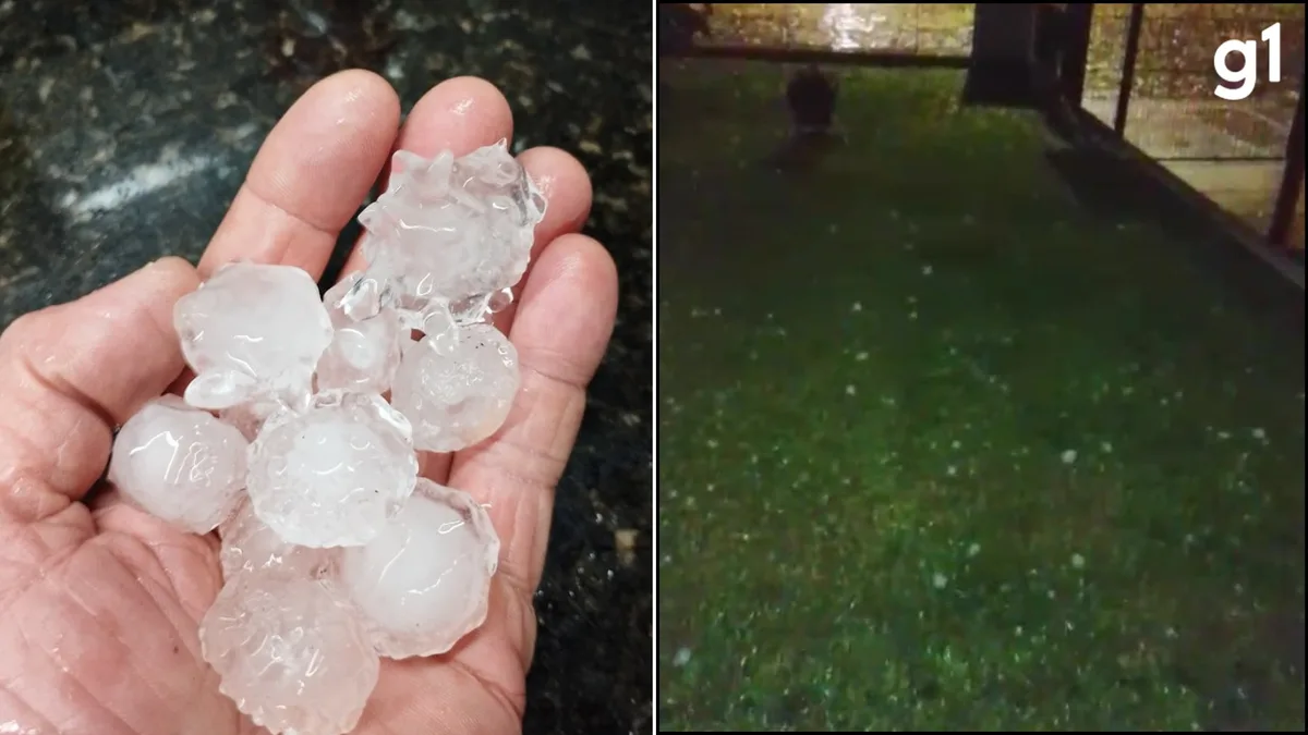 VÍDEO: Chuva de granizo é registrada no Noroeste do RS