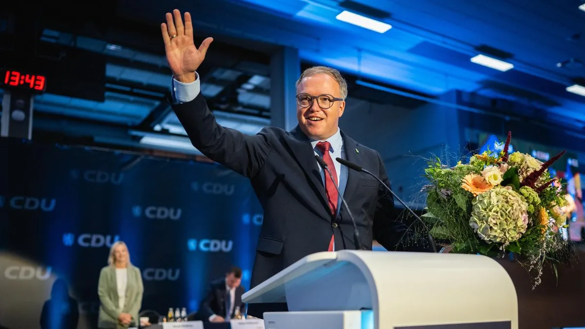 Thüringen: CDU bestätigt Mario Voigt als Landesparteichef in Thüringen