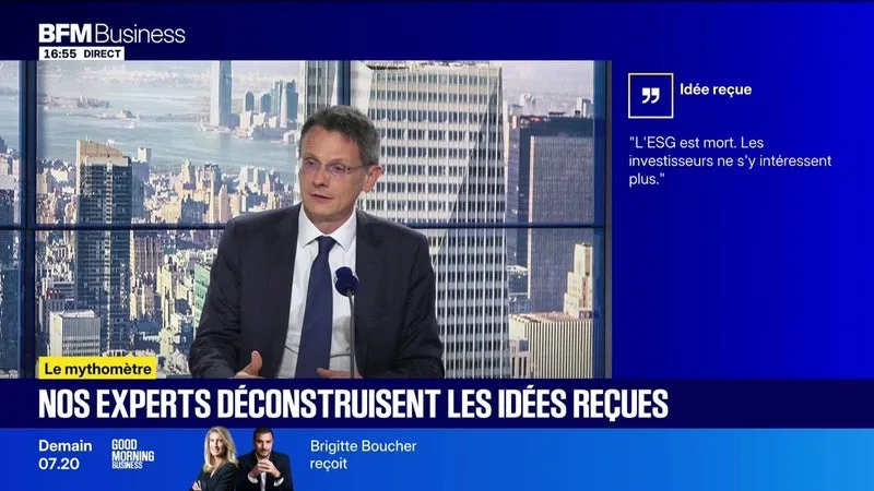 Mythomètre : "L'ESG est mort. Les investisseurs ne s'y intéressent plus". FAUX répond François Monnier - 01/09