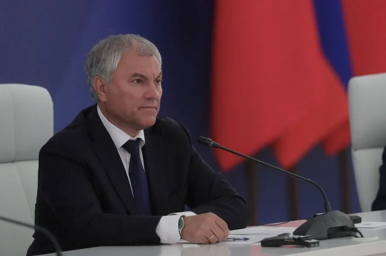 Володин: Предназначение мужчины — брать на себя ответственность за семью