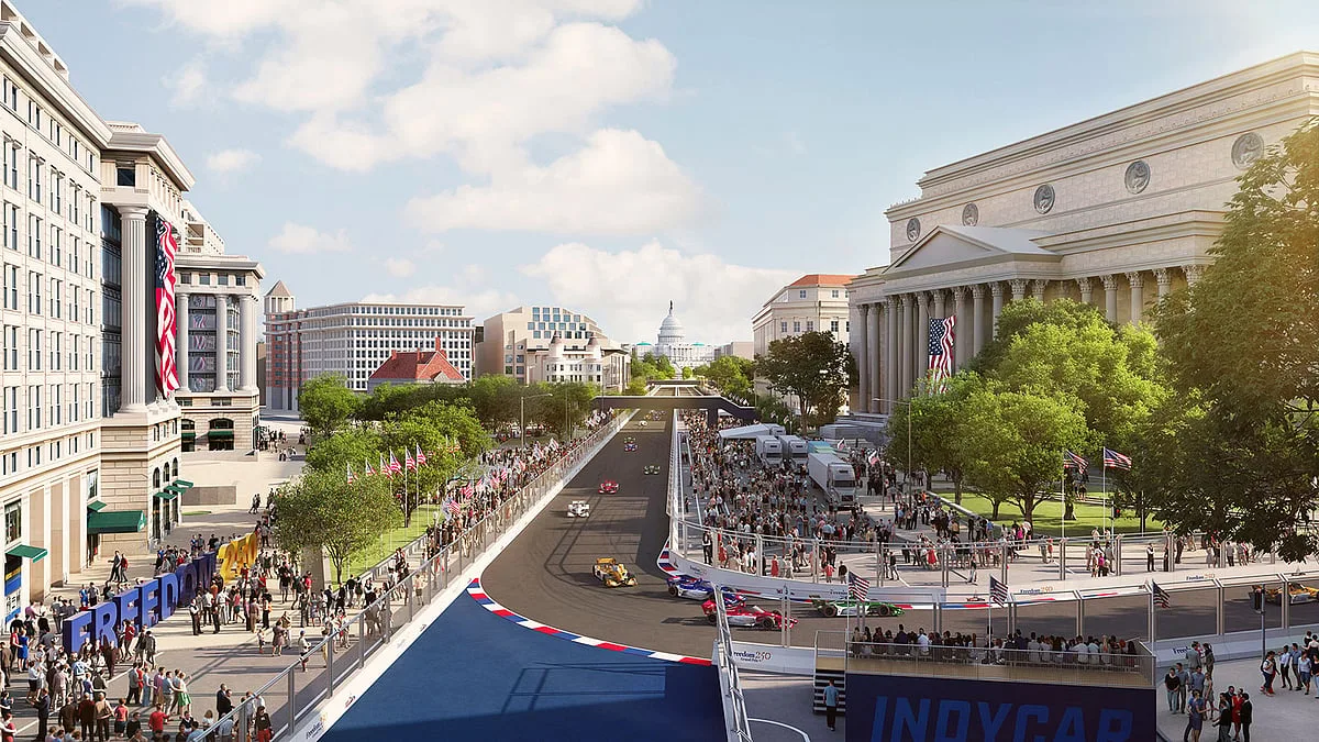 IndyCar invade o coração de Washington DC nos 250 anos dos EUA (vídeos)