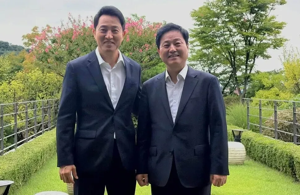 오세훈 “용산공원 1㎝도 양보 못 해”…김영배 “자기 정치만”