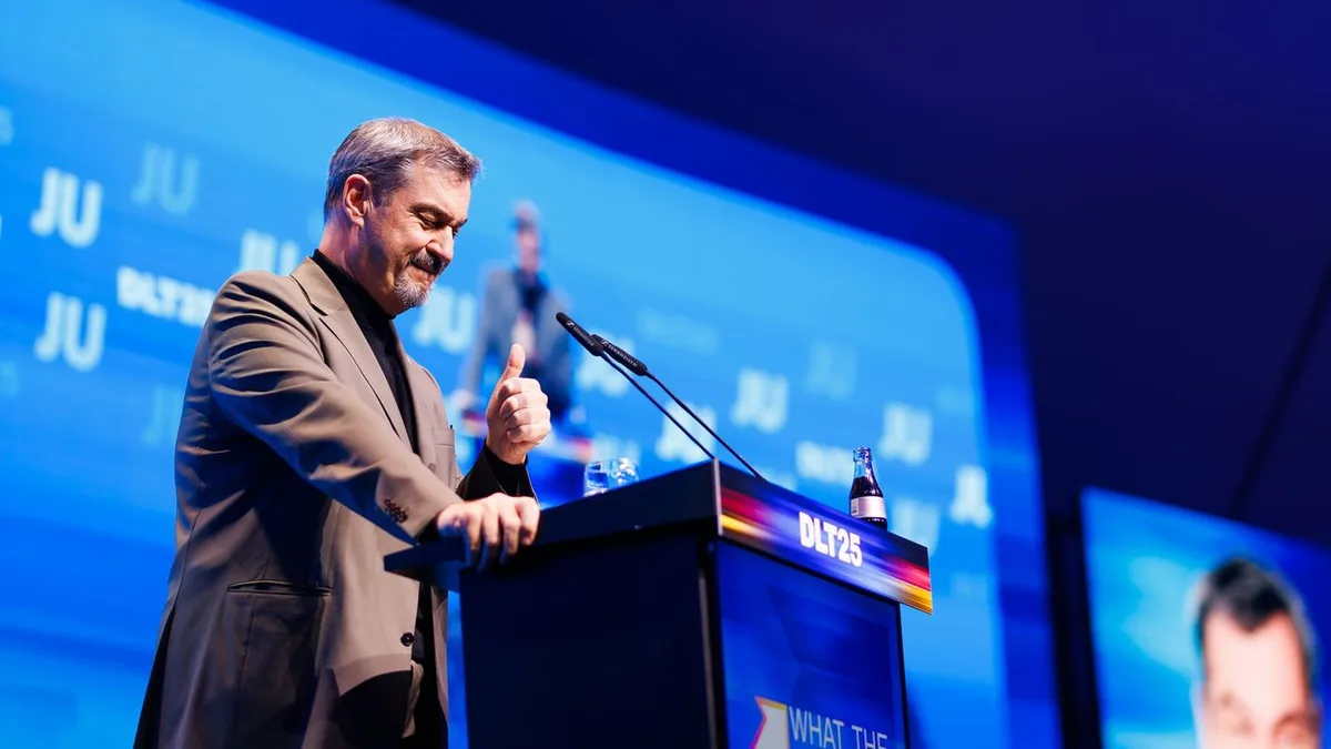 Deutschlandtag: CSU-Chef Söder spricht zum Abschluss der JU-Konferenz