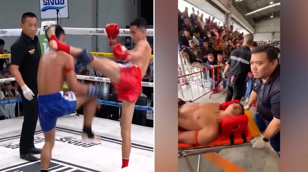 “No recuerdo nada”: el escalofriante video de la lesión en el cuello que sufrió un luchador de Muay Thai tras recibir una patada que lo dejó inconsciente