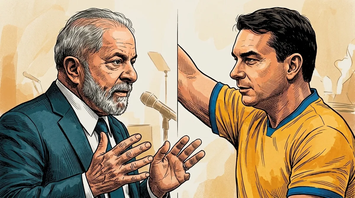 Indexa: Flávio Bolsonaro 44% x Lula 42% no segundo turno