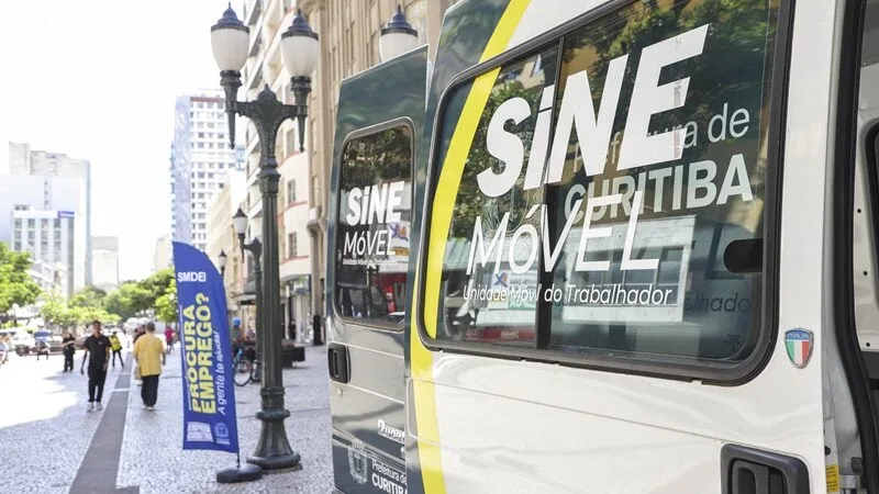 Sine Móvel de Curitiba estará em quatro endereços nesta segunda