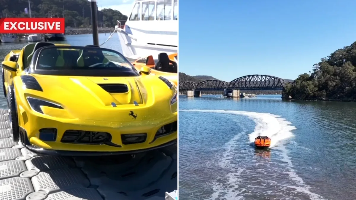 The luxury supercars turning heads on Sydney’s waterways