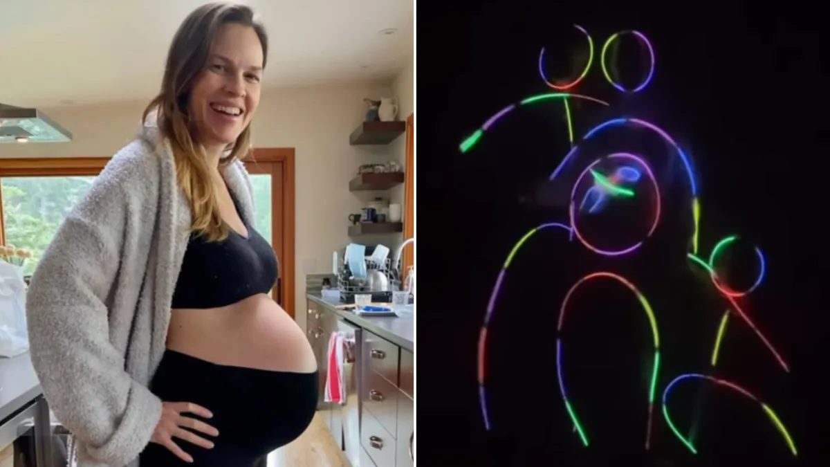 Hilary Swank announces next ‘project’ in playful family video