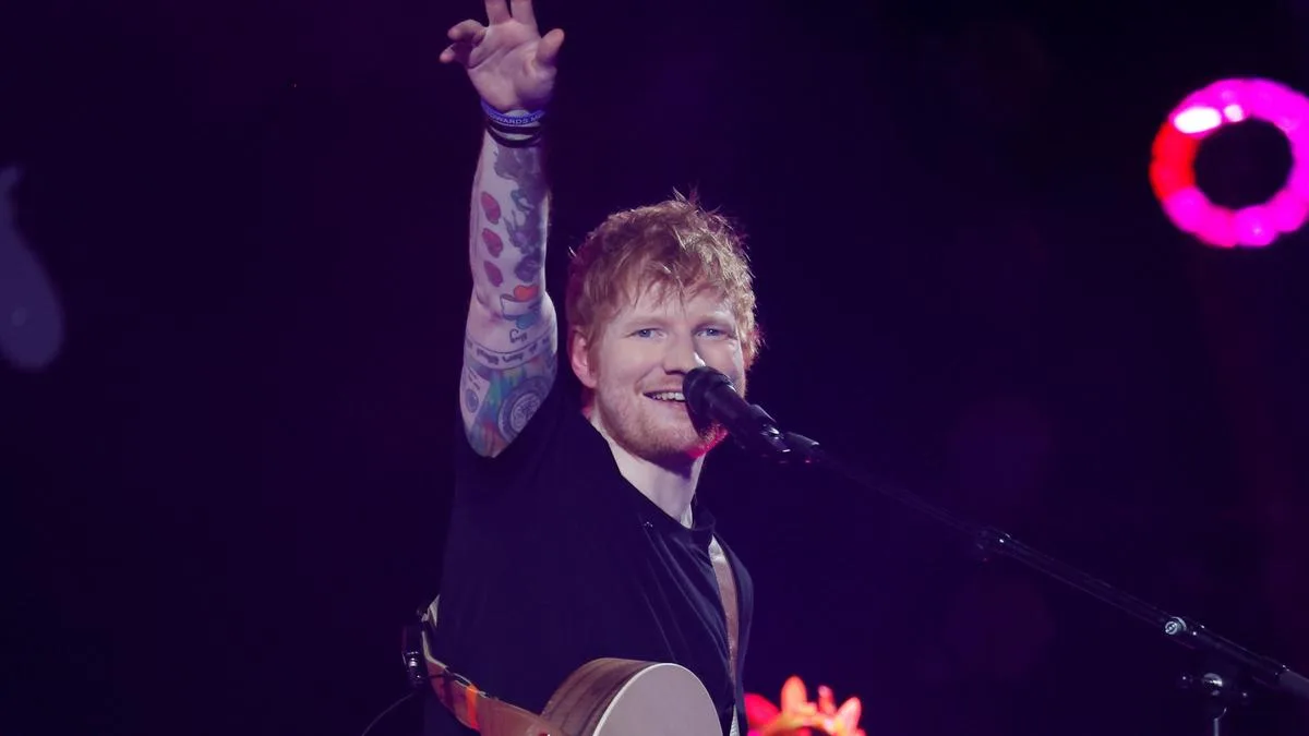 Ed Sheeran cries as he addresses Palestine row on stage