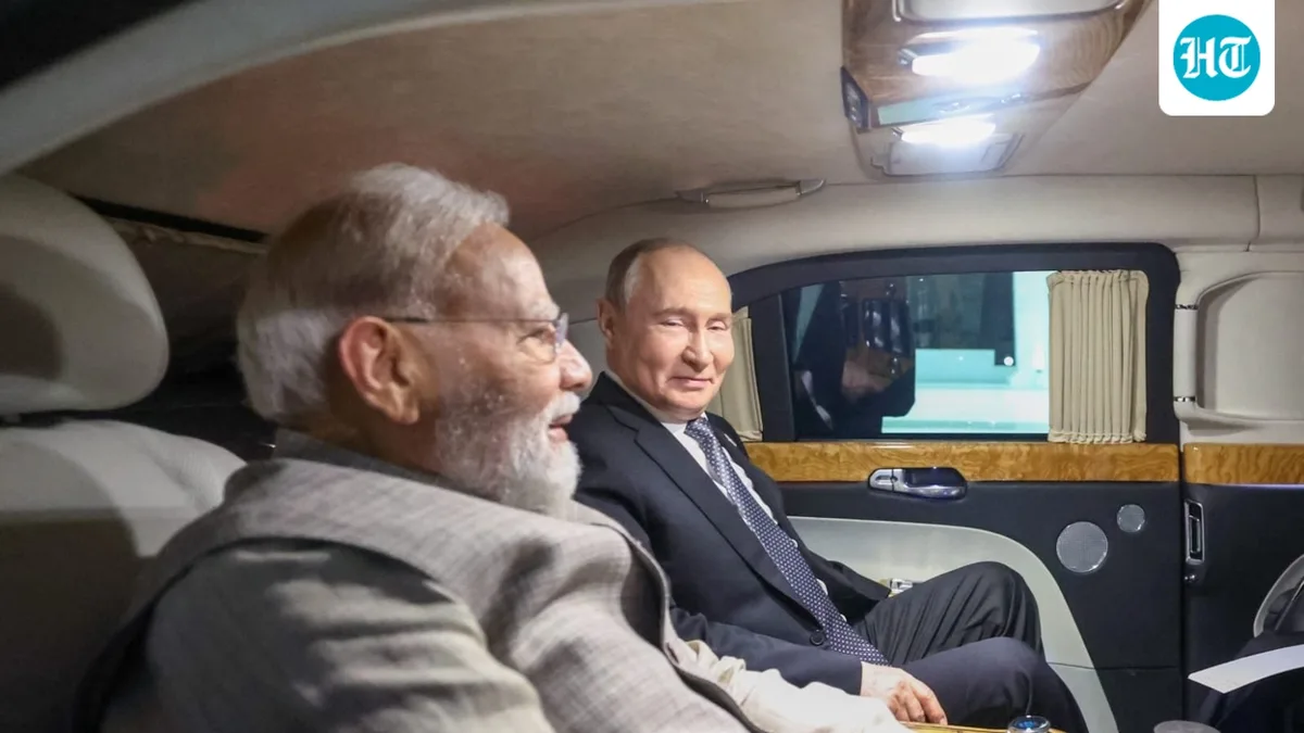 PM Modi, Russia's Putin repeat 'carpool diplomacy' at 2026 SCO after Tianjin ride