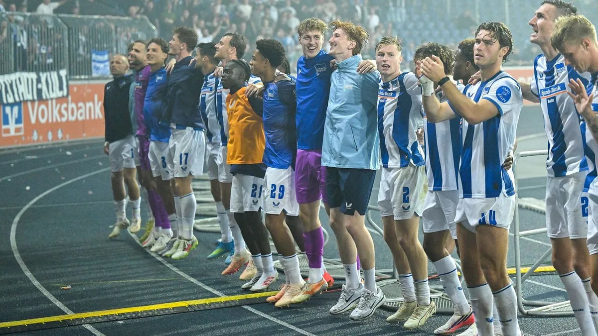 2. Fußball-Bundesliga: Team statt Stars: Zusammengewachsene Hertha „macht Spaß“