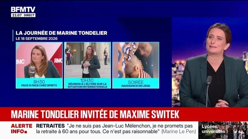 "Beaucoup d'heures de sommeil en retard" mais "extrêmement déterminée": Marine Tondelier, candidate Les Écologistes à l'élection présidentielle, revient sur son retour en campagne après sa grossesse