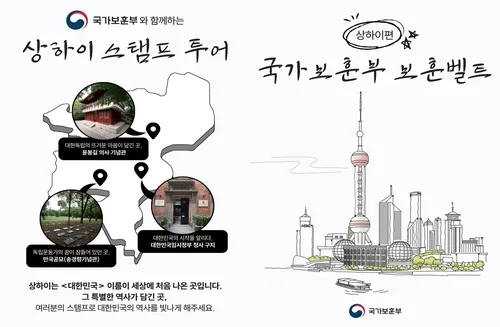 [게시판] '보훈벨트 투어 상하이편' 11월까지…우수 후기엔 '장관상'