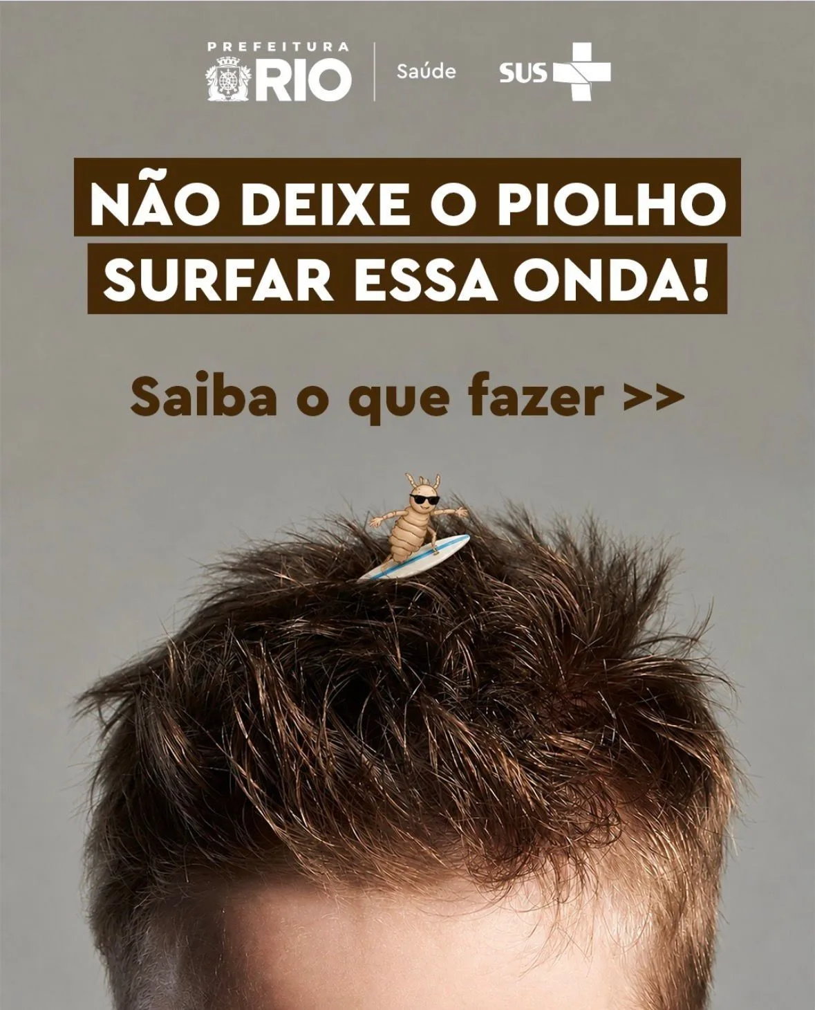 Saúde do Rio ‘surfa’ na briga sobre piolho entre Luana Piovani e Scooby