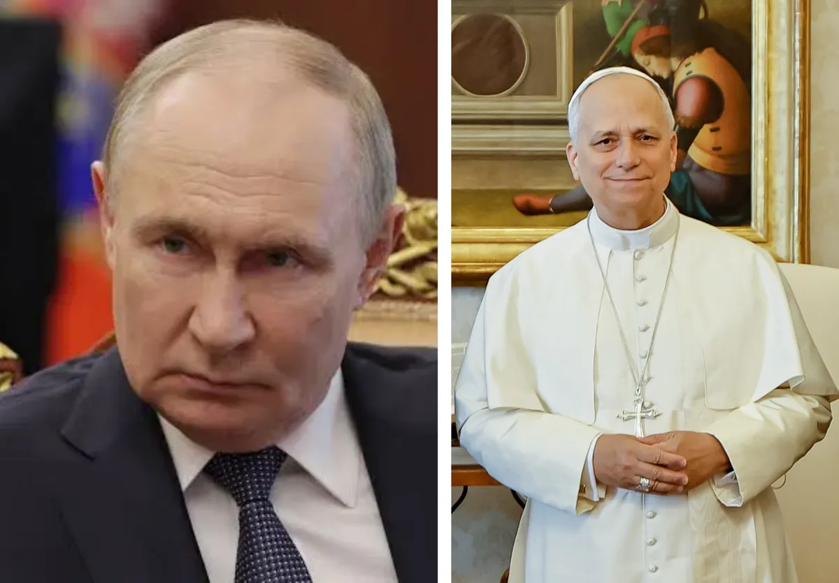 Papa Leão 14 pede cessar-fogo em cidade ucraniana durante conversa com Putin