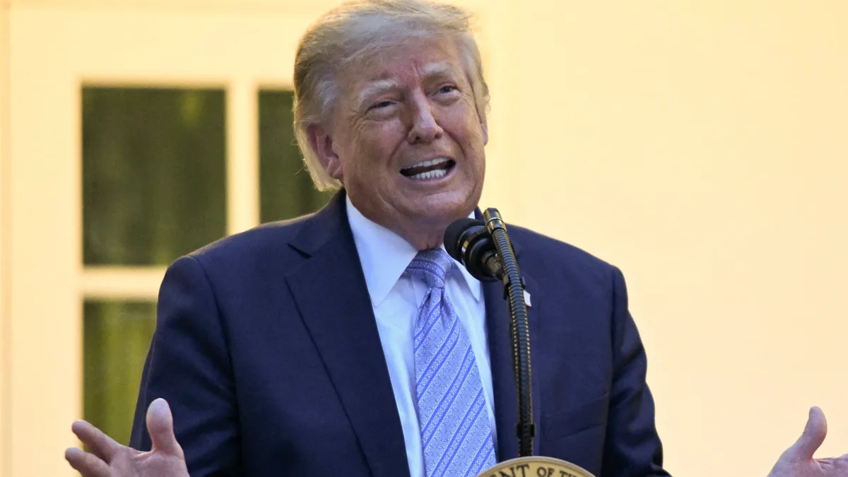 Clueless Trump, 80, Stumped on His Own Order in Bizarre Rose Garden Speech