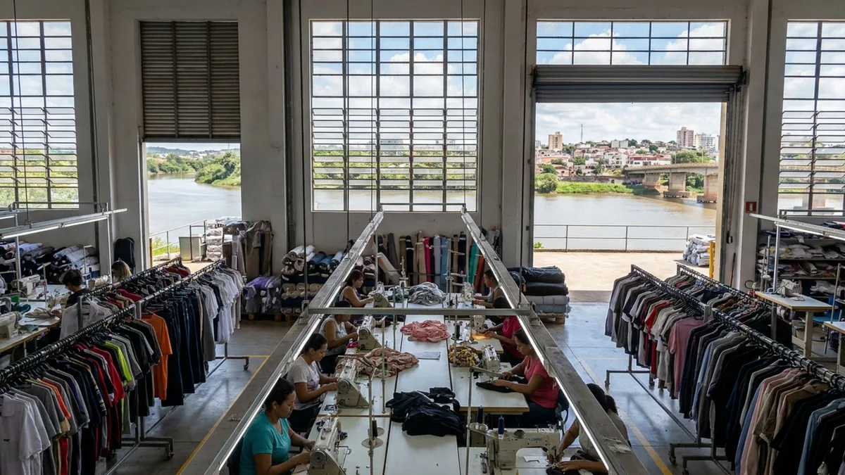 Capital estadual das confecções por lei: a cidade apelidada de Princesa do Norte, no Espírito Santo que costura 2 milhões de peças por mês às margens do Rio Doce