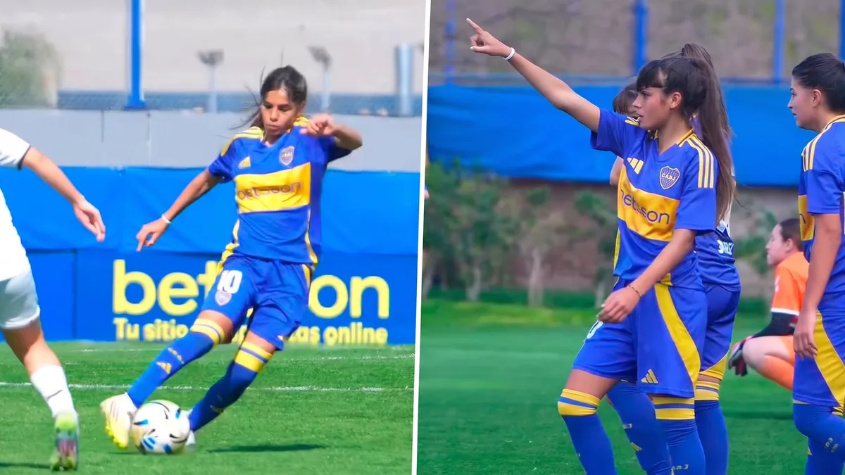 La historia de Alma Almaraz, la jugadora de 14 años que juega en Boca Juniors y se hizo viral por su habilidad