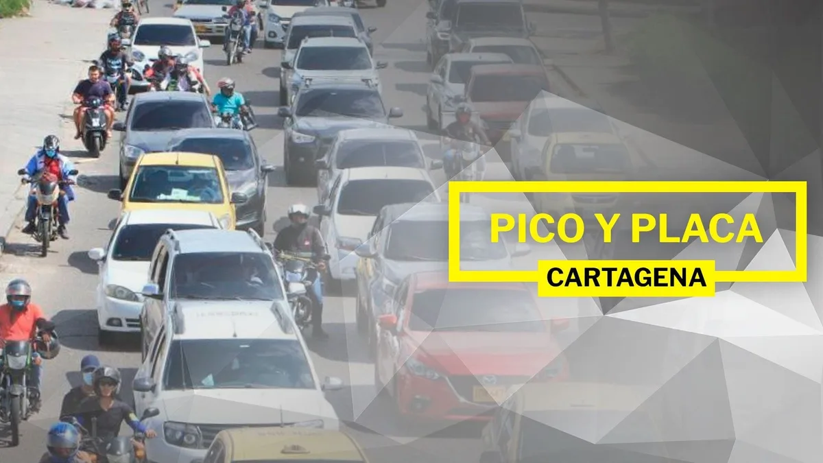 Pico y placa en Cartagena hoy 24 de agosto de 2026, así regirá la medida